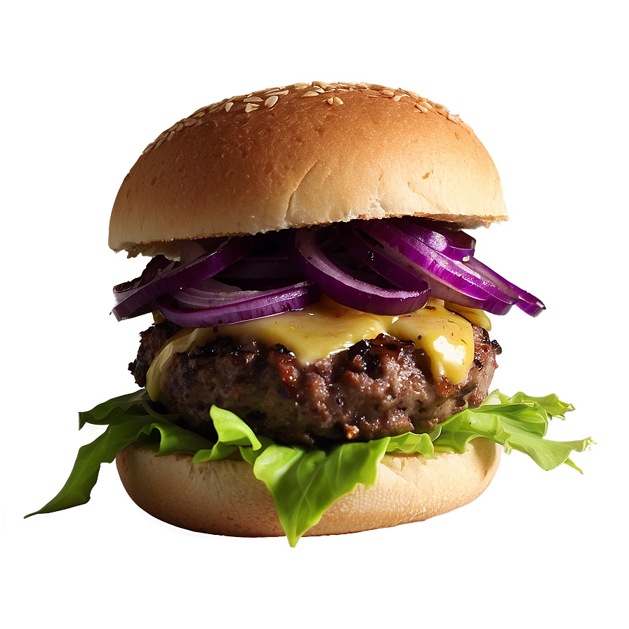 Caramelized Onion Burger Png 89