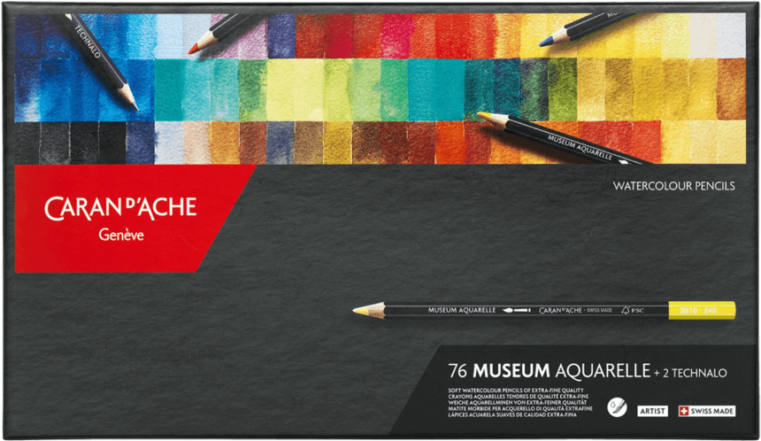 Carand' Ache Museum Aquarelle Pencils Set