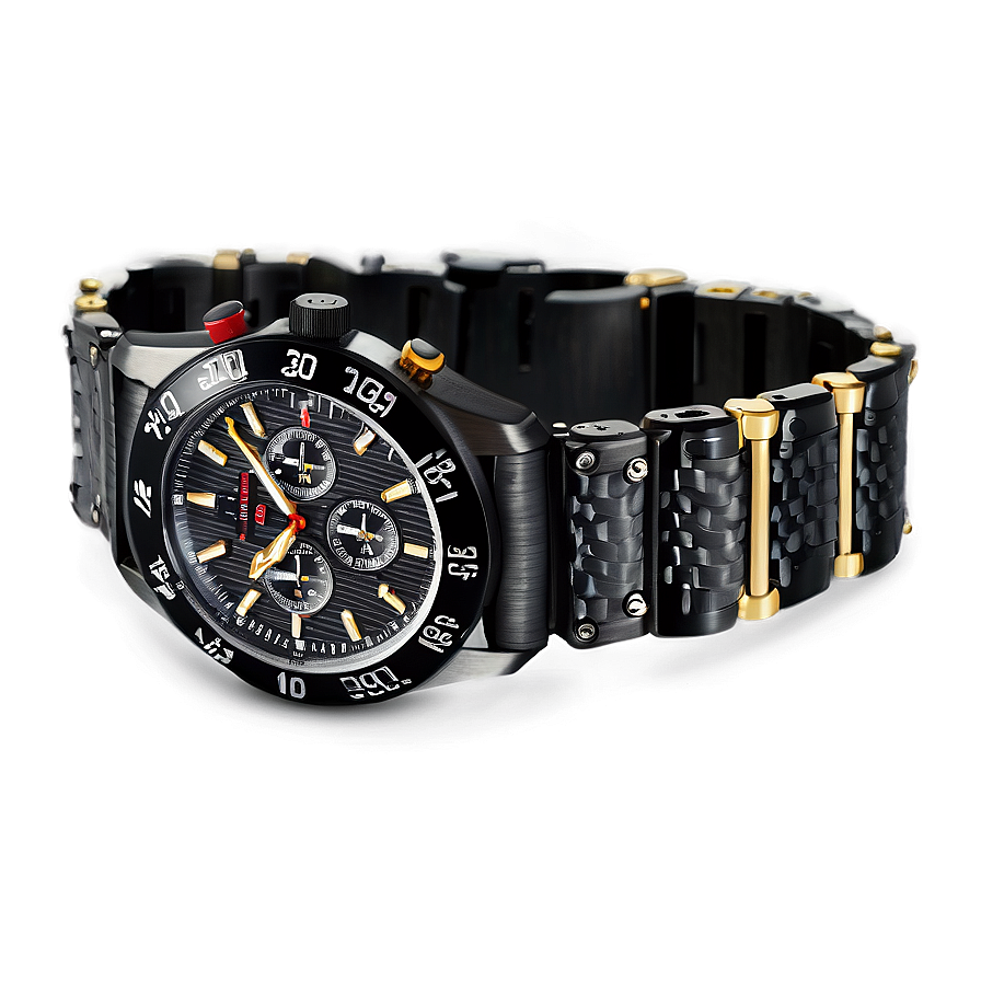 Carbon Fiber Watch Hands Png 06262024