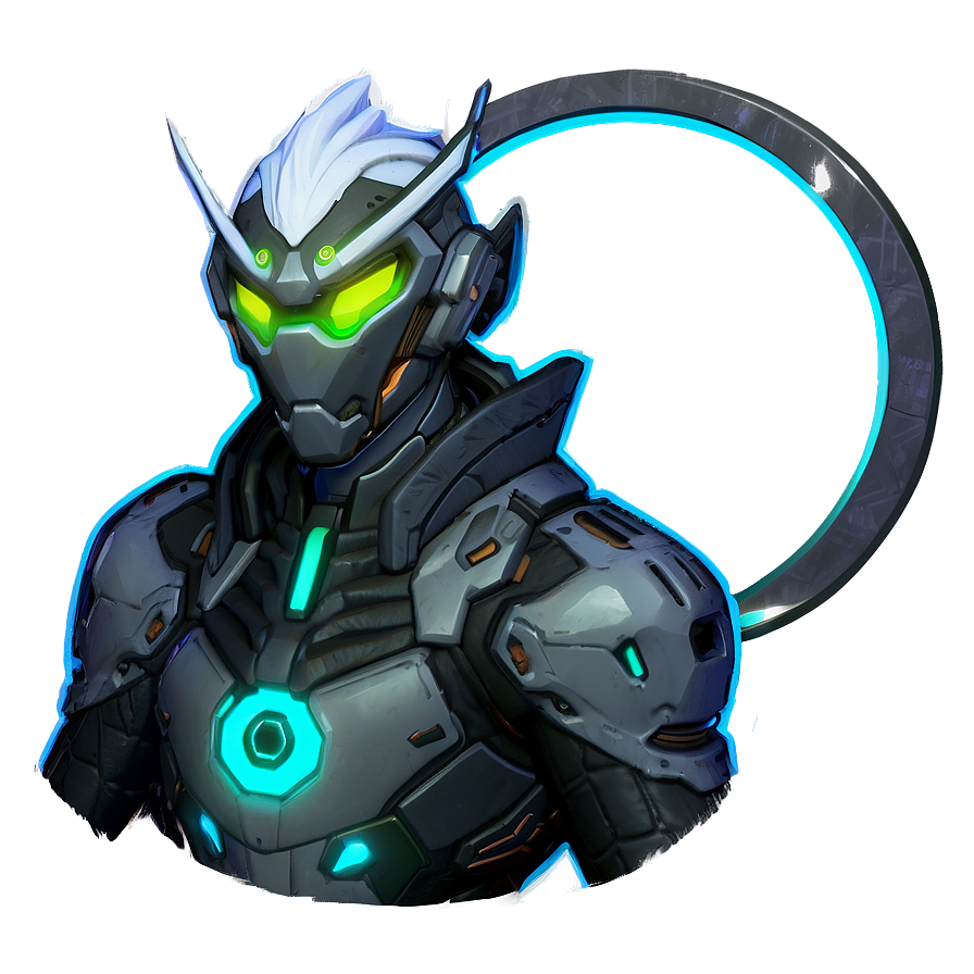 Carbon Genji Overwatch Png 06202024