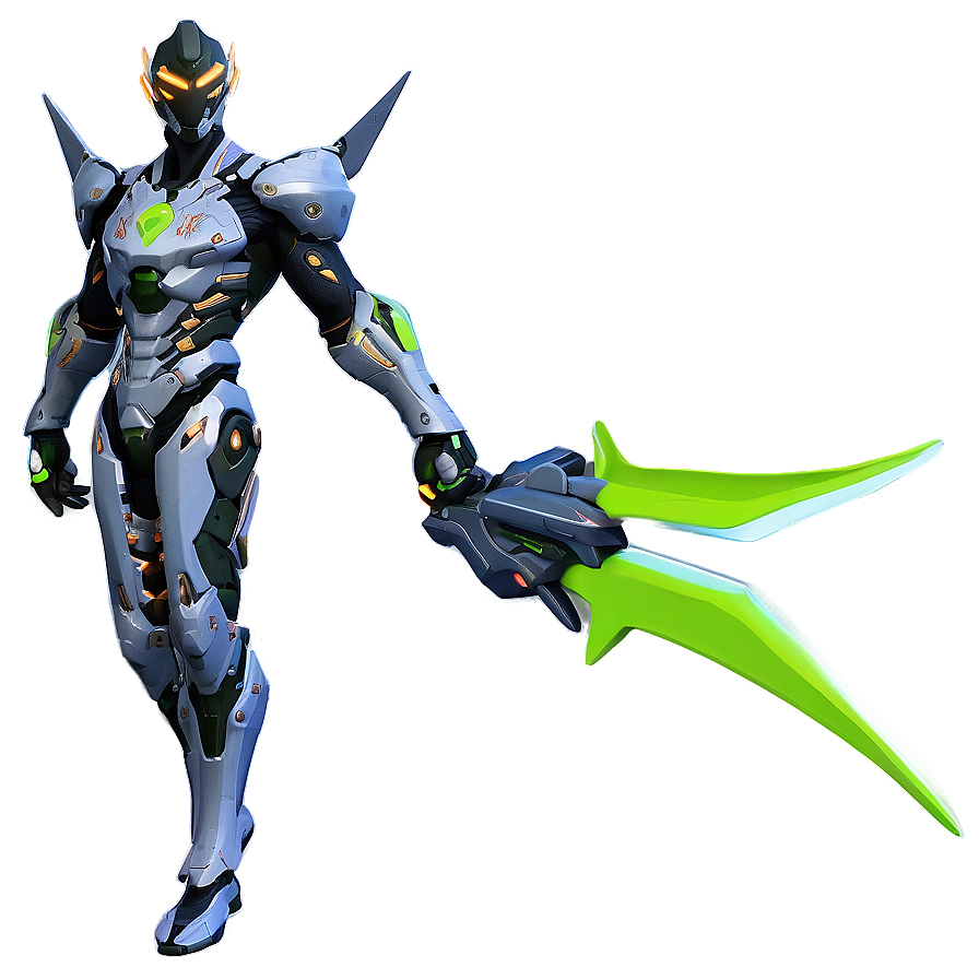 Carbon Genji Overwatch Png 06202024