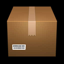 Cardboard Download Box Illustration