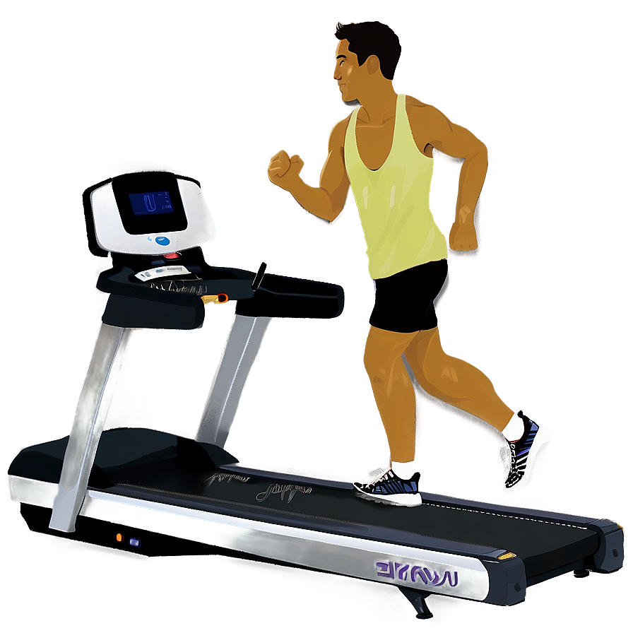 Cardio Training Treadmill Png Qkm82