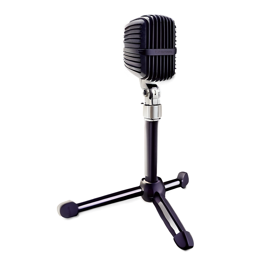 Cardioid Microphone On Stand Png 06282024