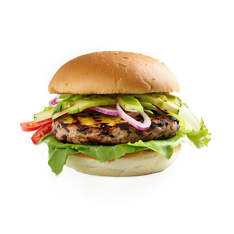 Caribbean Jerk Chicken Burger Png 70