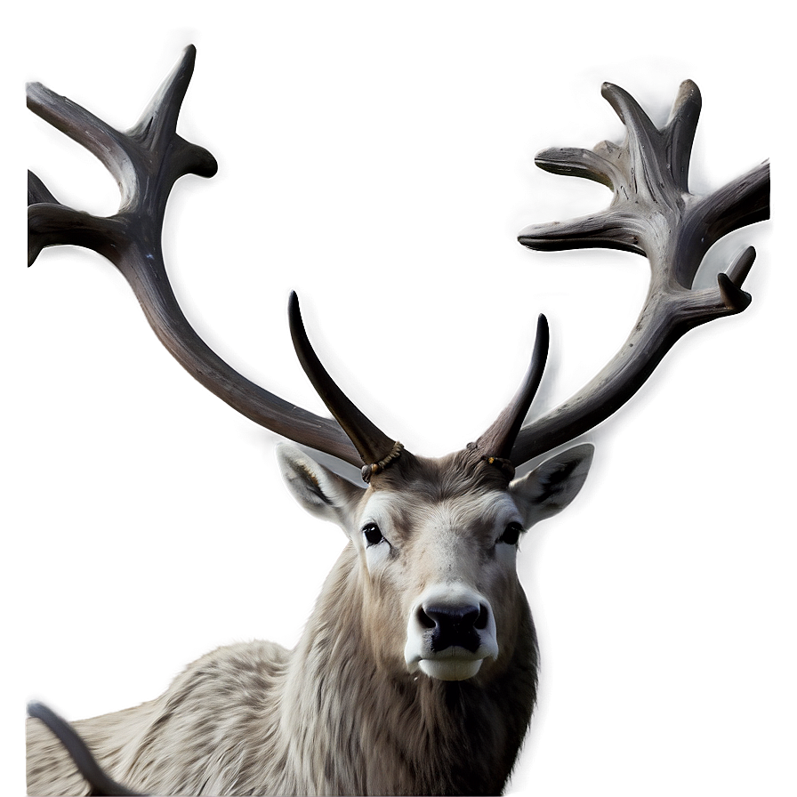 Caribou Close-up Face Png 74