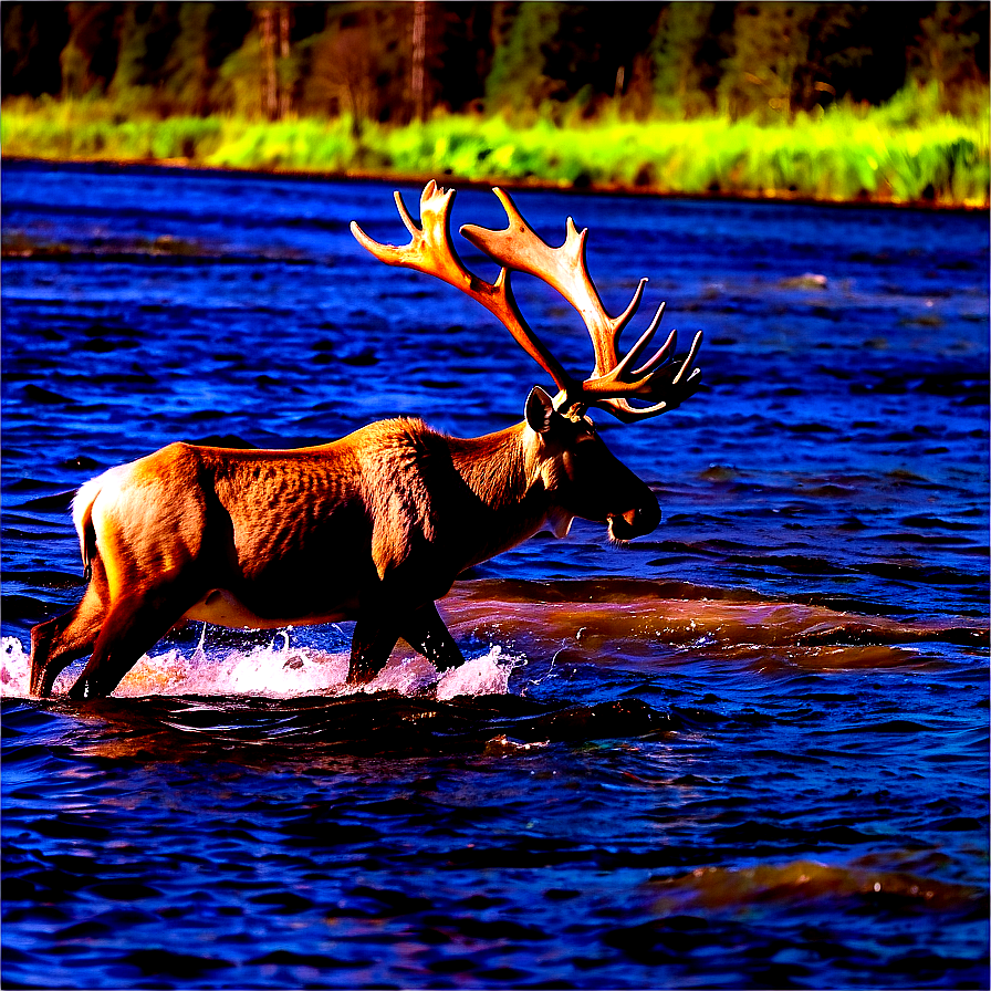 Caribou Crossing River Png 78