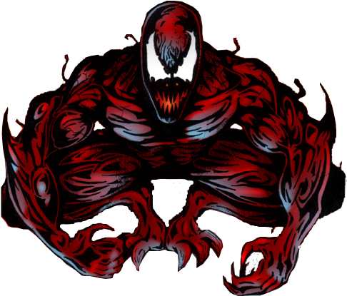 Carnage Comic Character Illustration