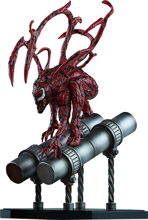 Carnage Figureon Metal Pipes