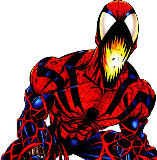 Carnage Spiderman Hybrid Character Artwork