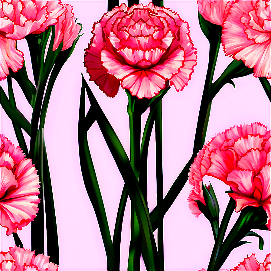 Carnation Bouquet Png 06122024