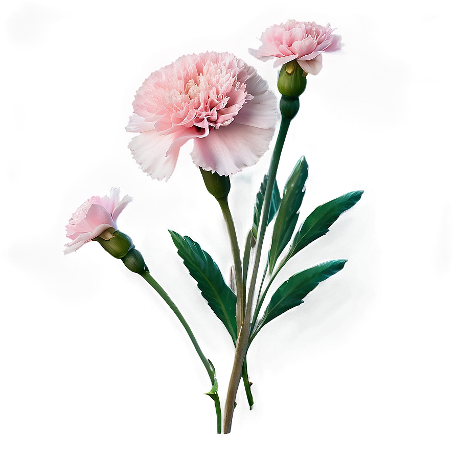 Carnation Cluster Png 2