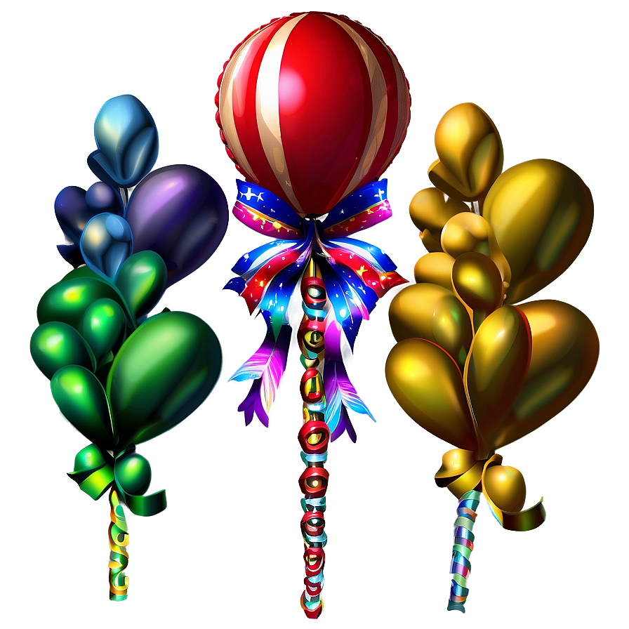 Carnival Balloon Decorations Png Qsh27