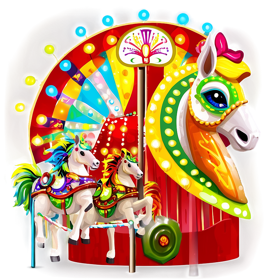 Carnival Carousel Horses Png Xto89