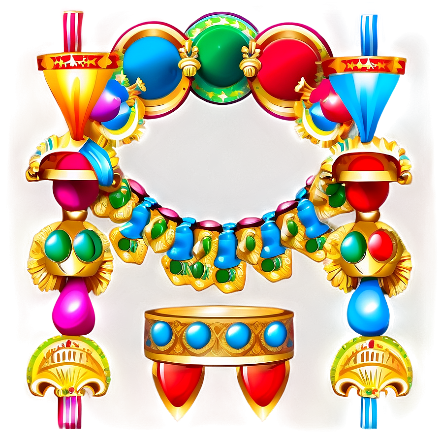 Carnival Festive Garlands Png Myr