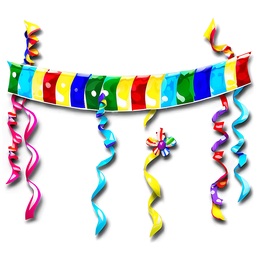 Carnival Party Streamers Png 65