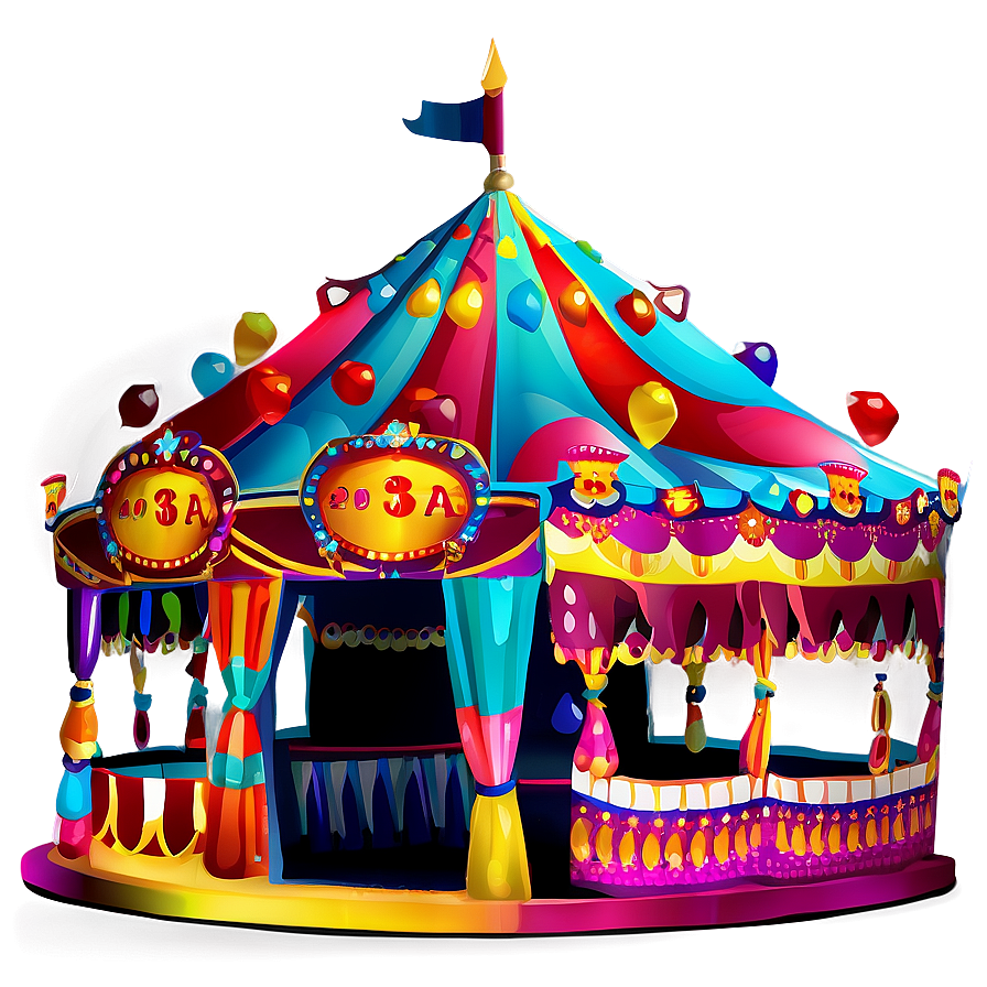 Carnival Tent Illustration Png Myi