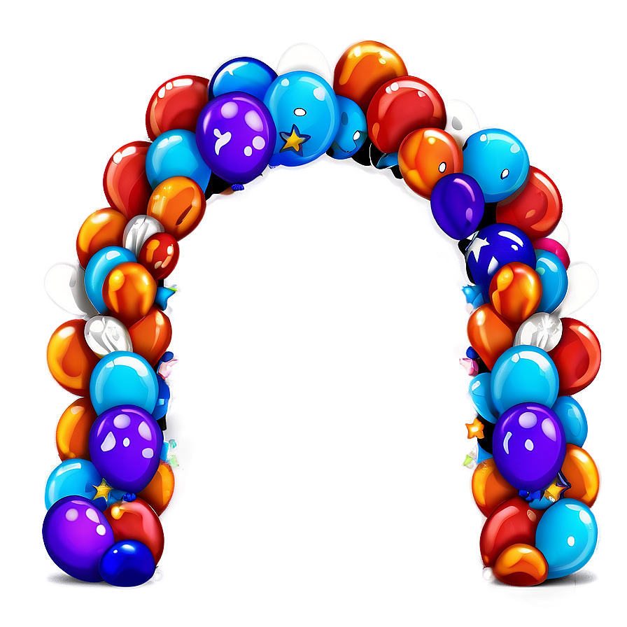 Carnival Theme Balloon Arch Png Vwc