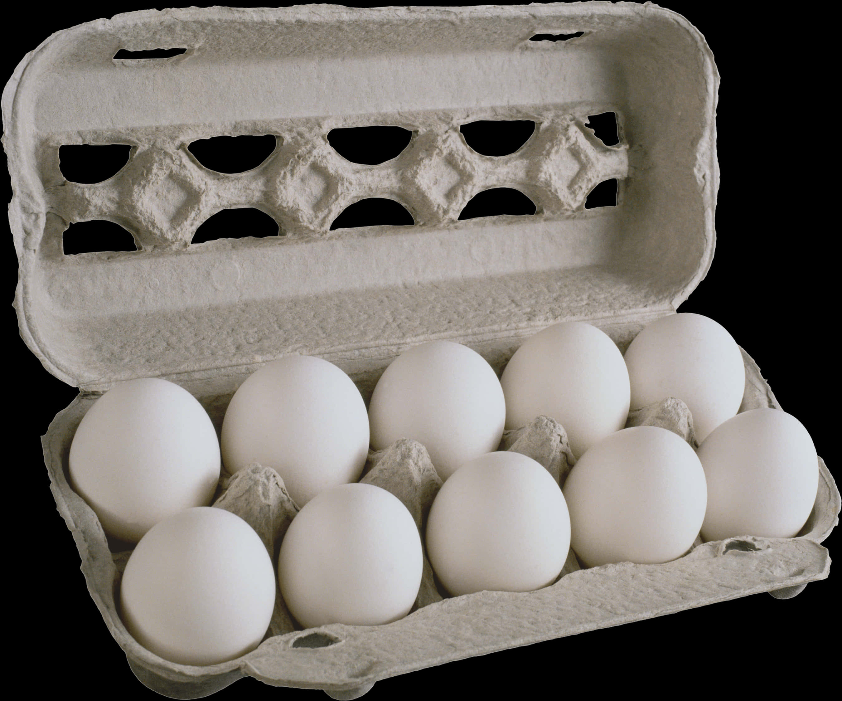 Cartonof White Eggs