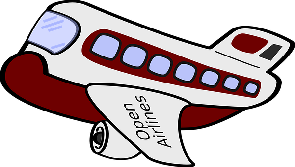 Cartoon Airplane Graphic