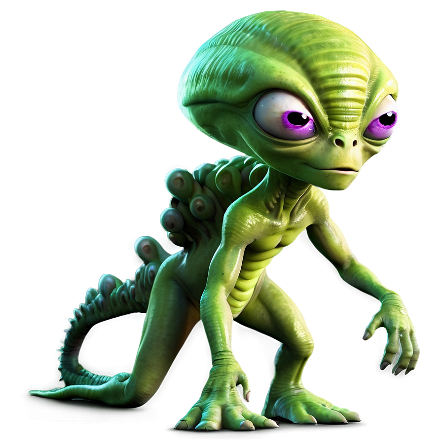 Cartoon Alien Character Png 06292024