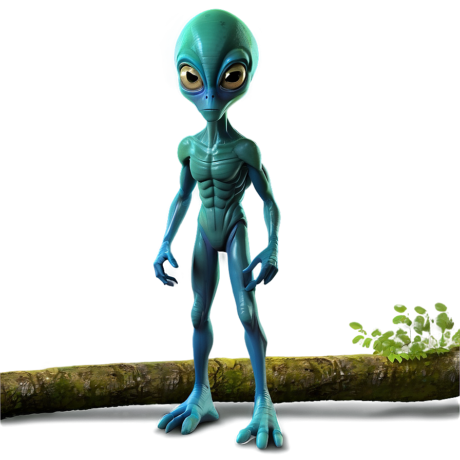 Cartoon Alien In Forest Png 93