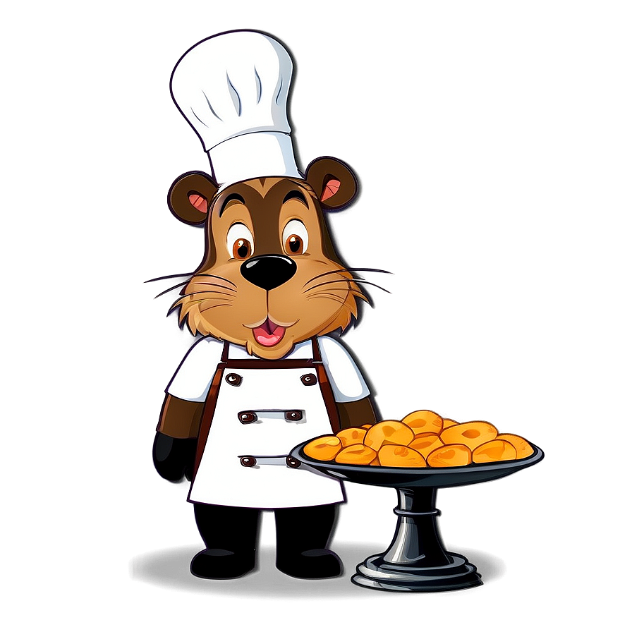 Cartoon Animal Cooking Chef Png 42