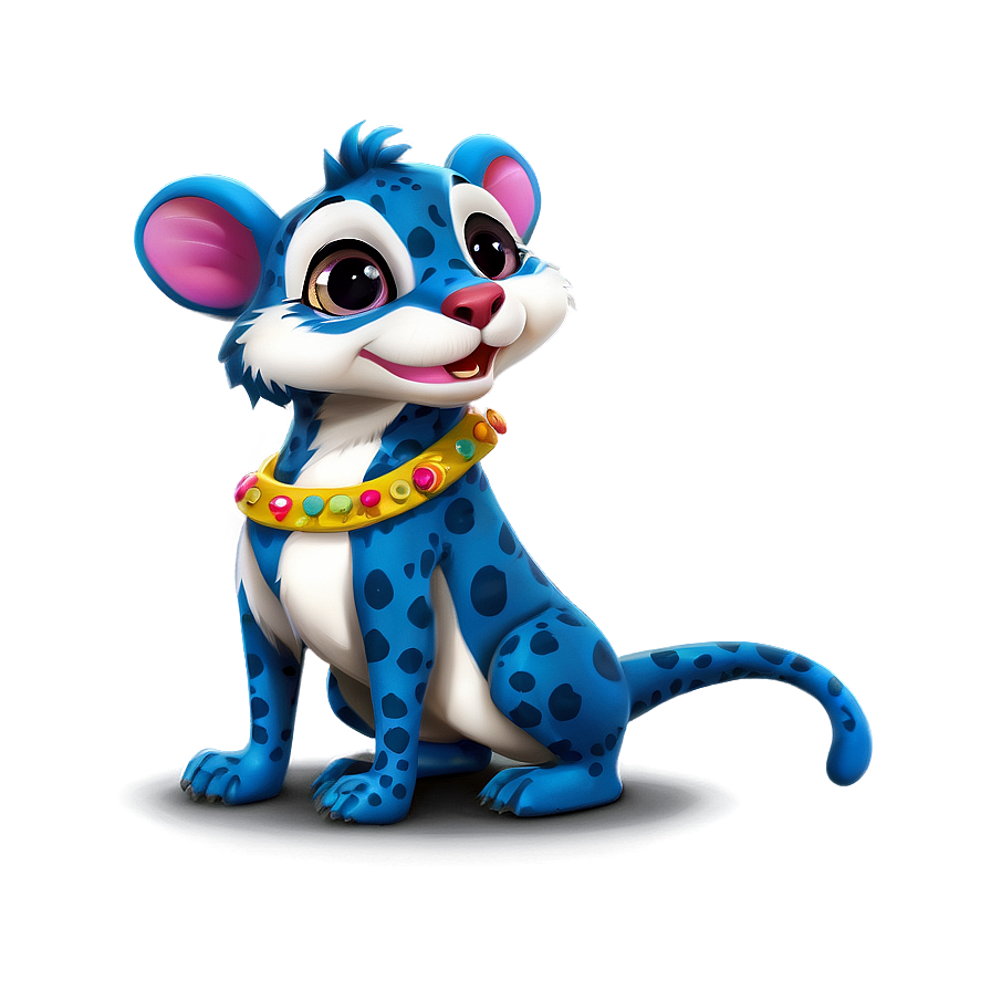 Cartoon Animal With Accessories Png Aiw