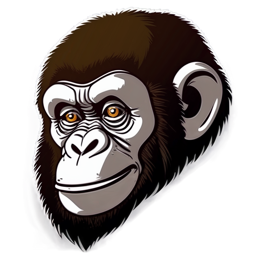 Cartoon Ape Character Png Vgh