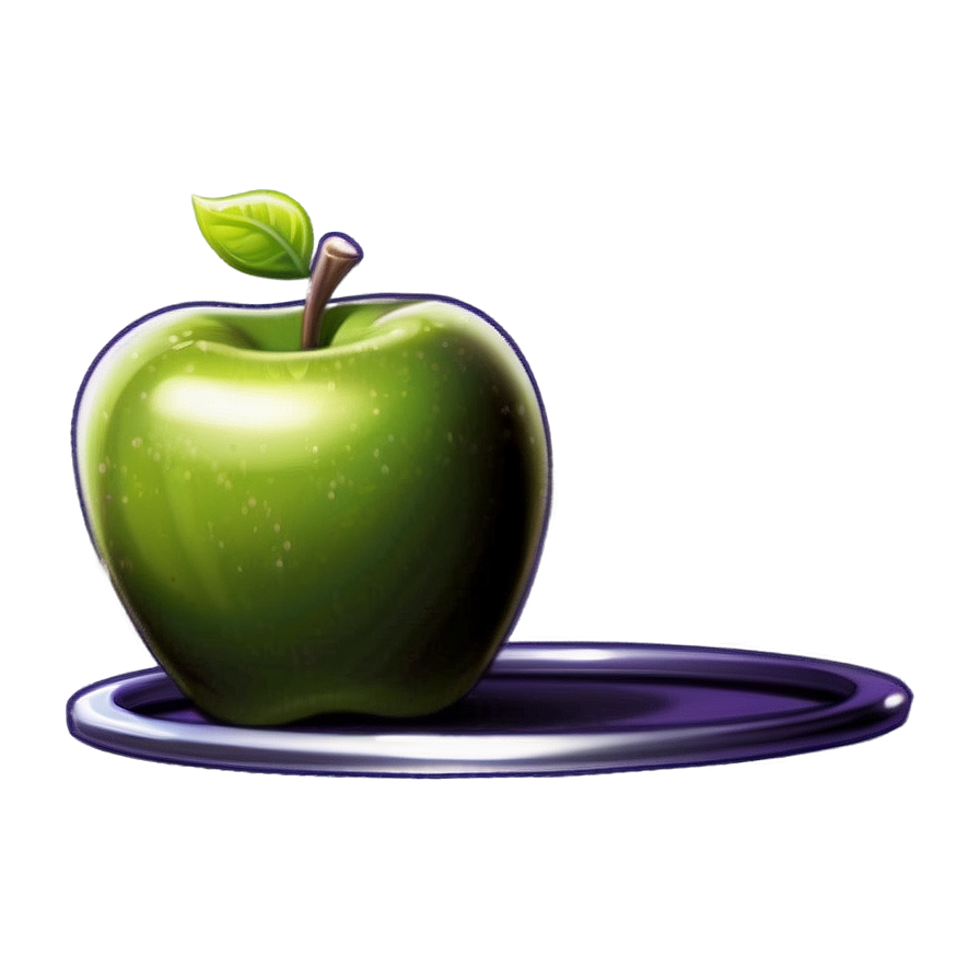 Cartoon Apple With Crown Png Hmk