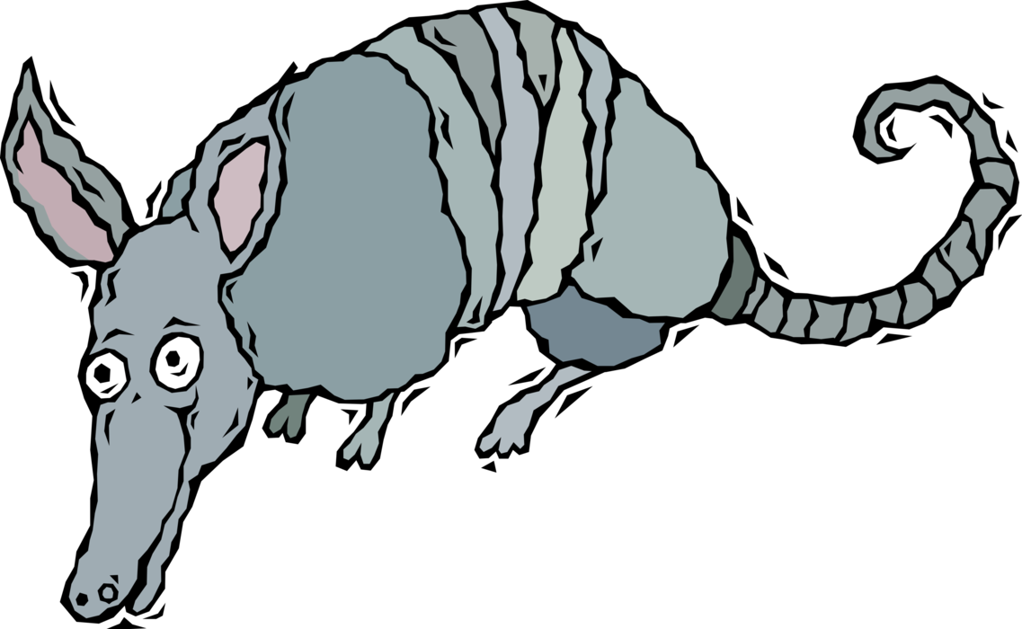 Cartoon Armadillo Illustration