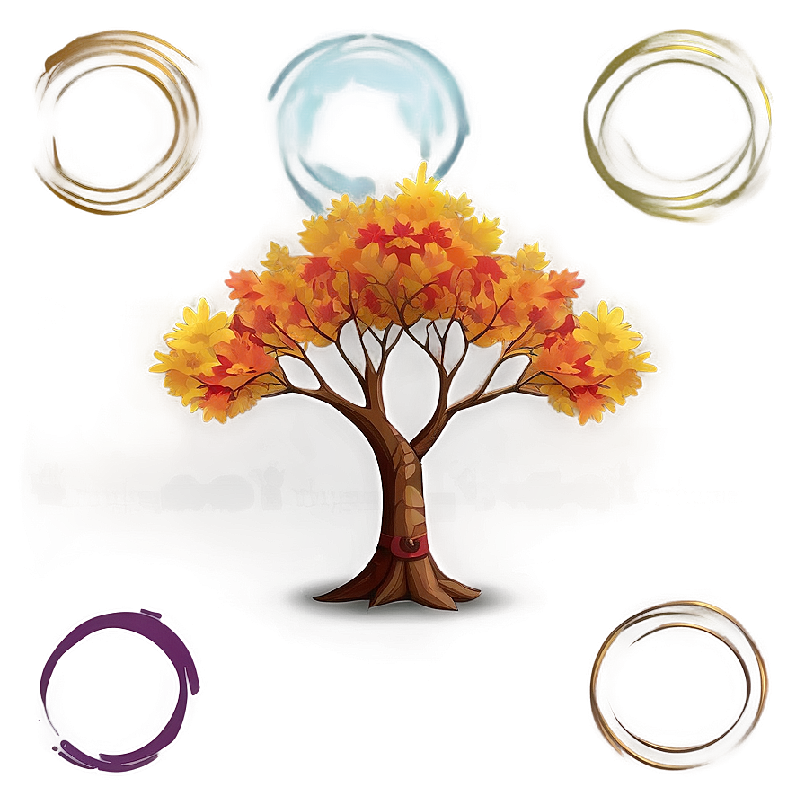 Cartoon Autumn Tree Png Dhh79