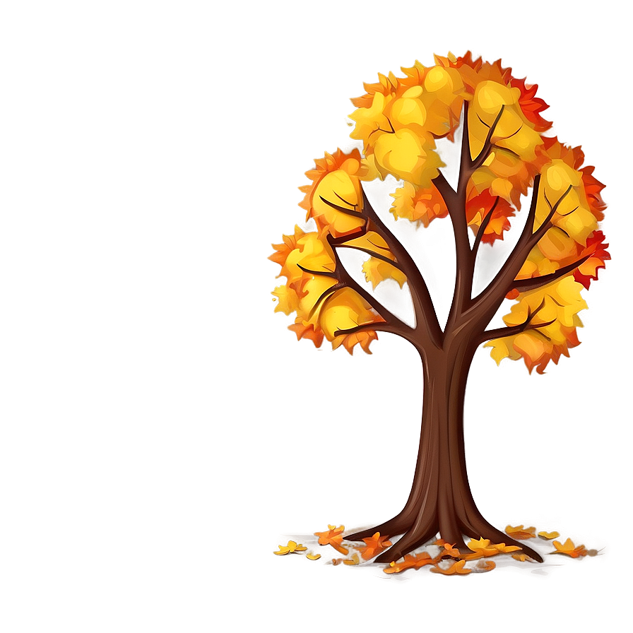 Cartoon Autumn Tree Png Uox