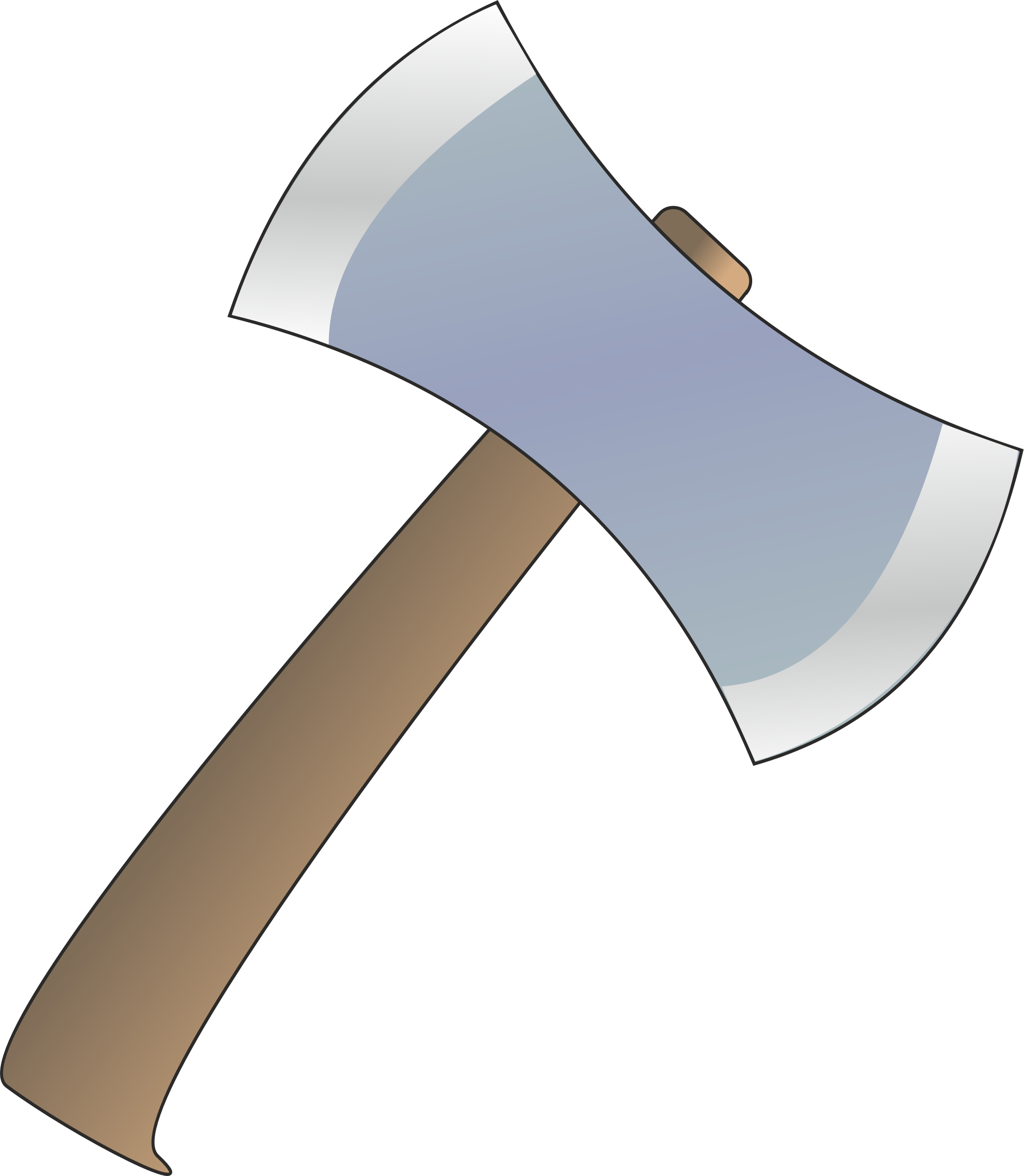 Cartoon Axe Illustration