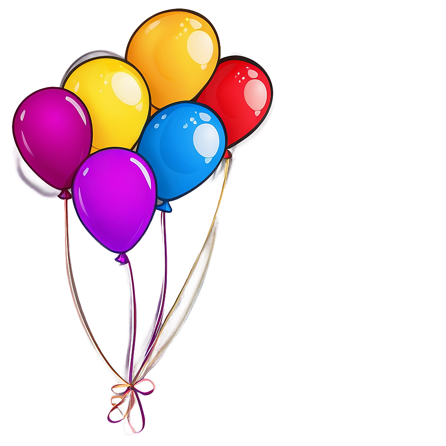 Cartoon Balloons Png Nsn