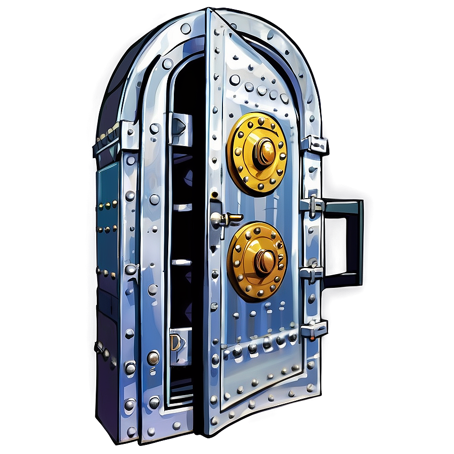 Cartoon Bank Vault Png 06262024