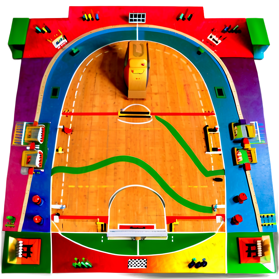 Cartoon Basketball Court Png 06212024