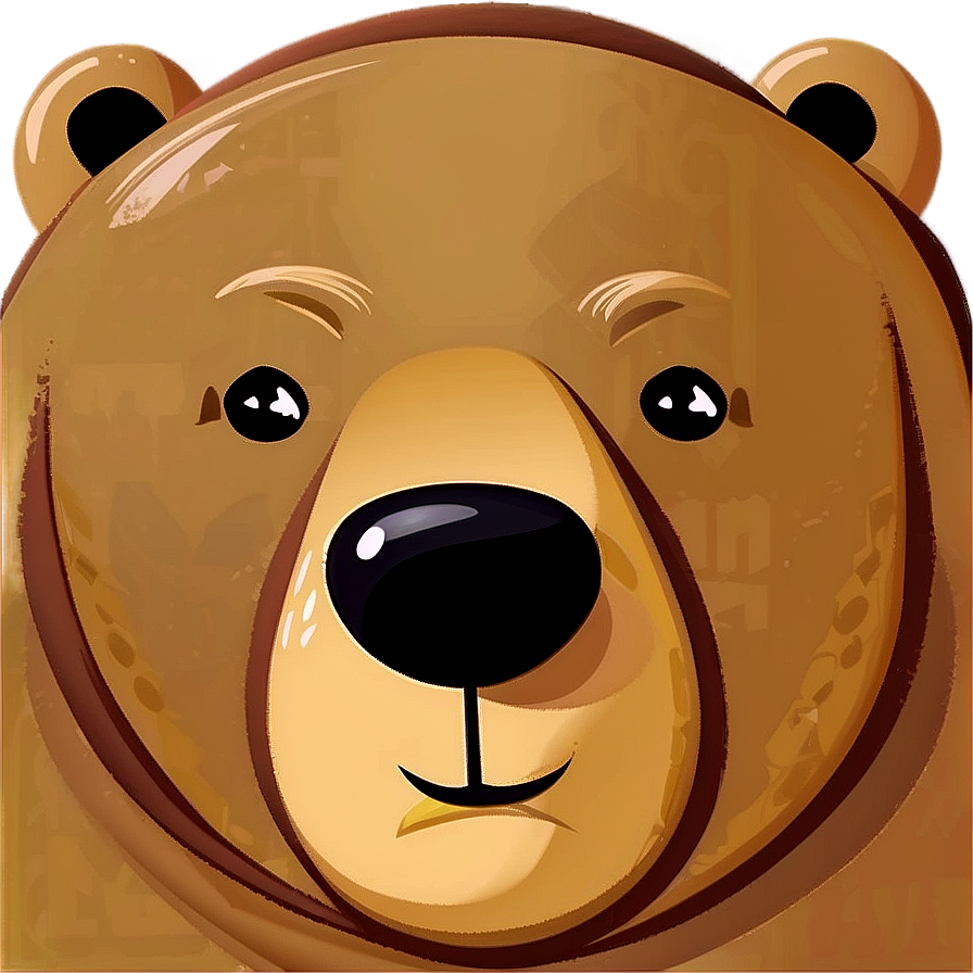 Cartoon Bear Head Clipart Png Isj84