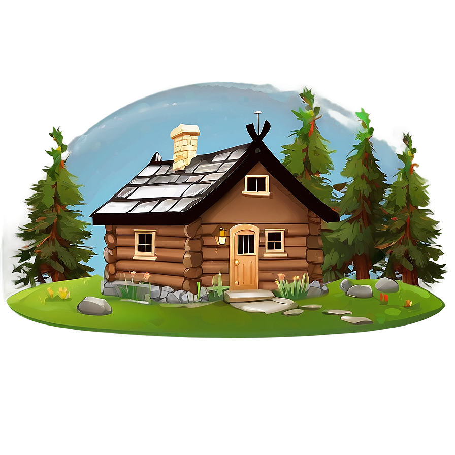 Cartoon Bear House Illustration Png Rwc