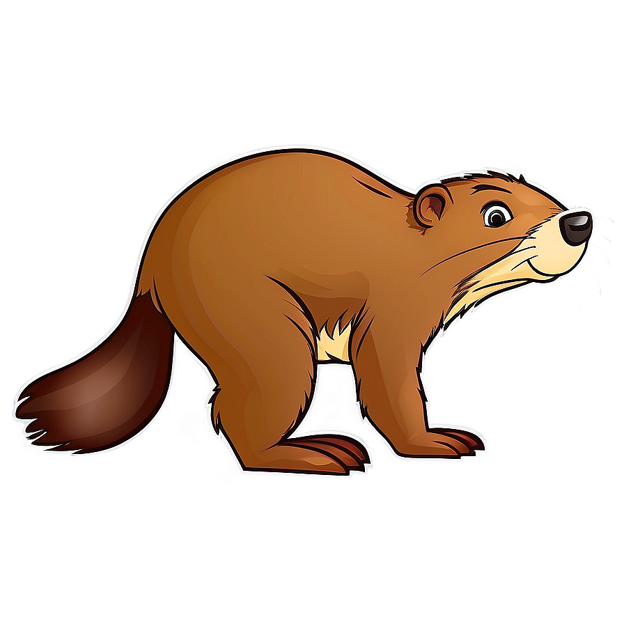 Cartoon Beaver Character Png 05242024