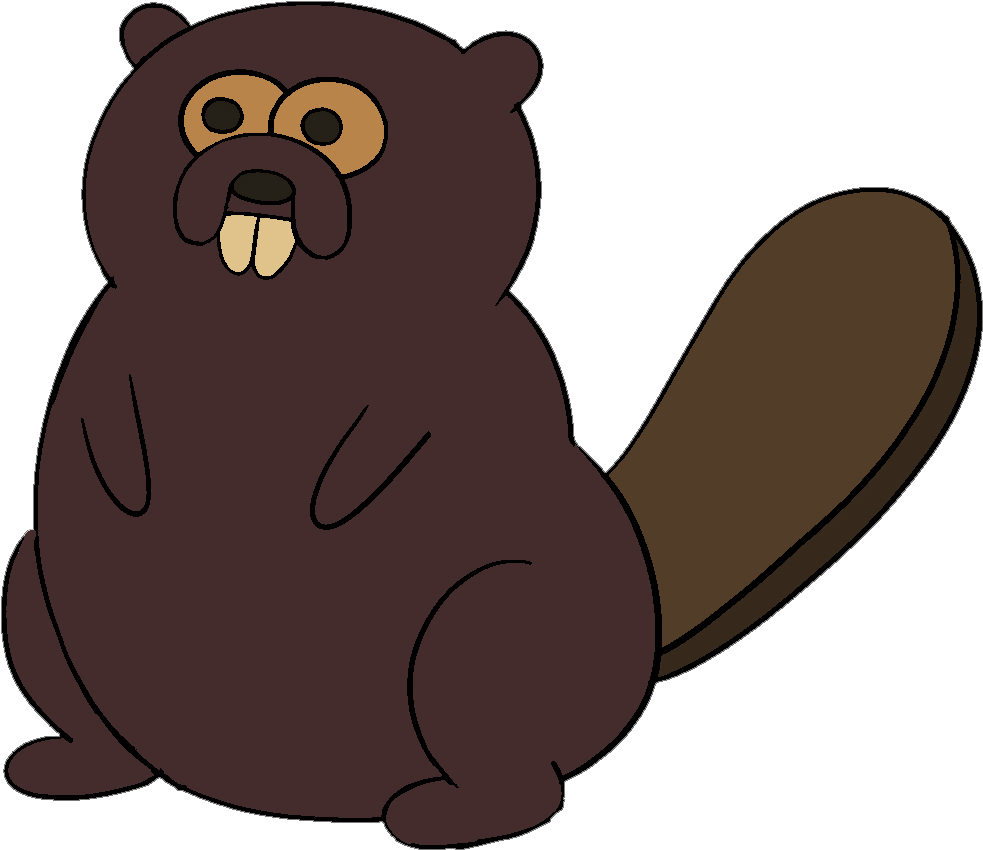 Cartoon Beaver Illustration