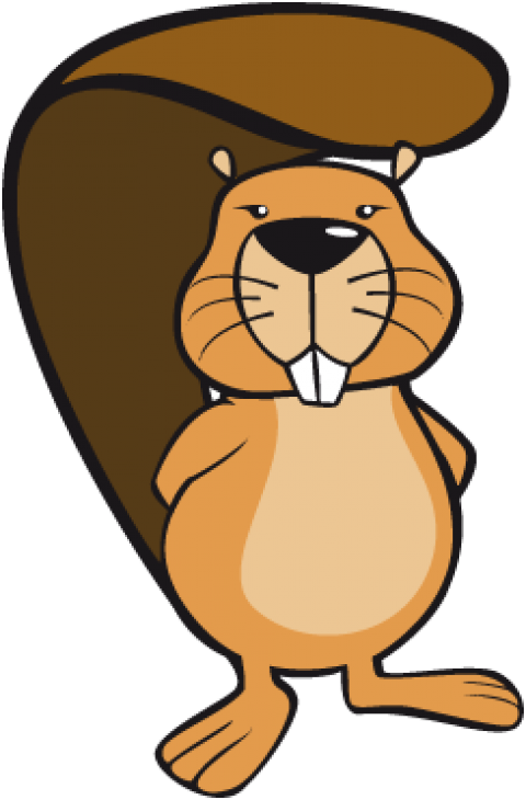 Cartoon Beaver Standing