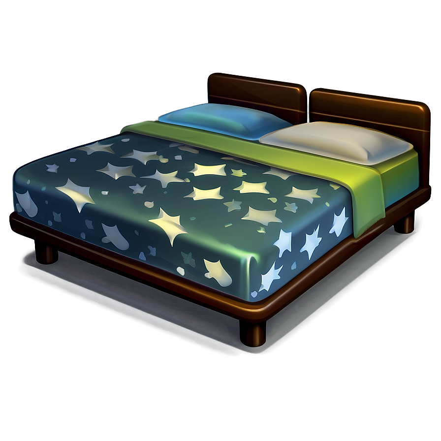 Cartoon Bed Emoji Png Wjt