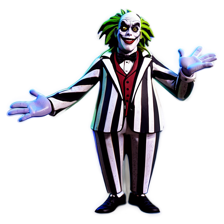 Cartoon Beetlejuice Figure Png Otc8