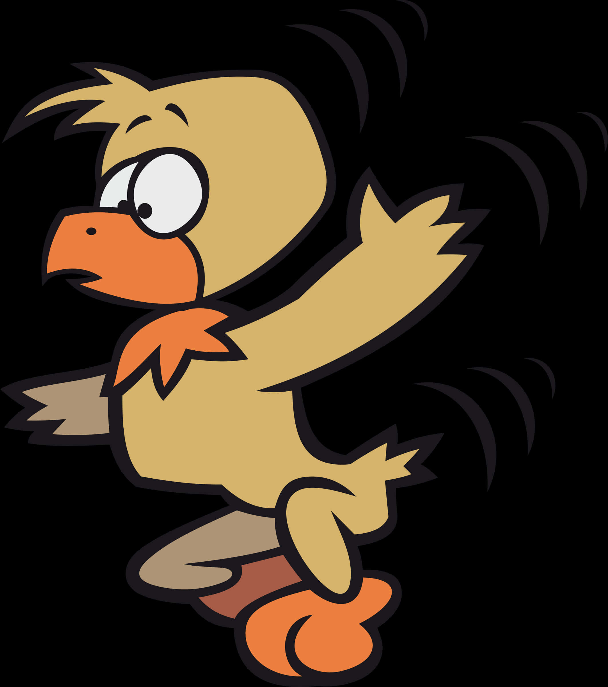 Cartoon Bird Character Illustration