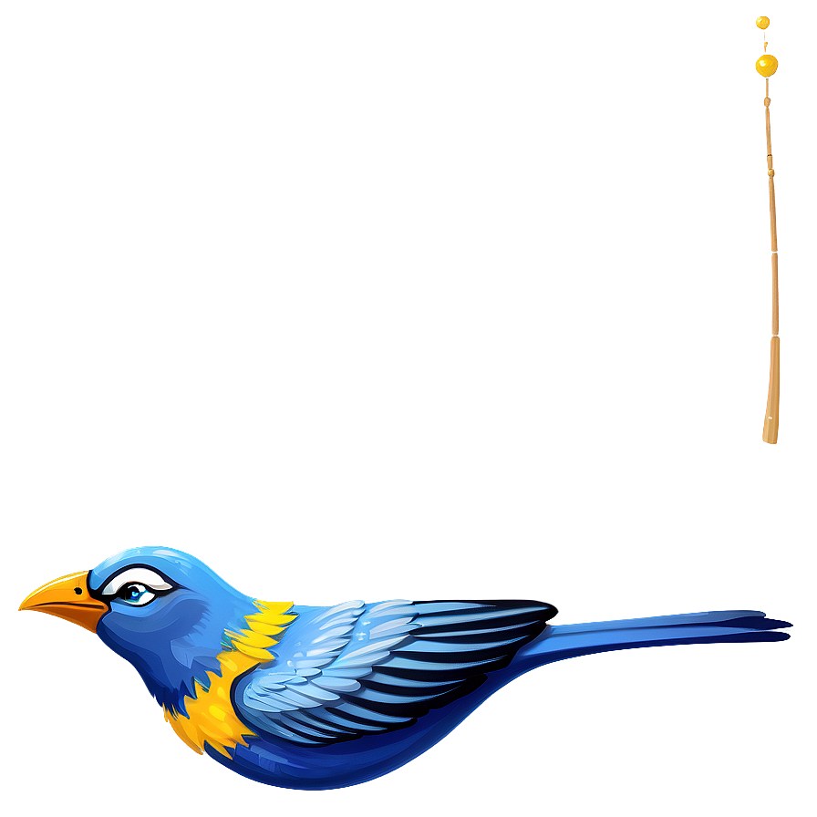 Cartoon Bird Flying High Png 06202024