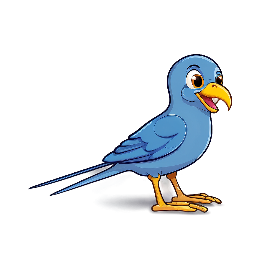 Cartoon Bird With Worm Png 37