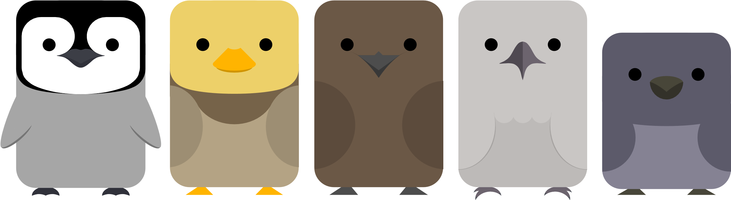 Cartoon Birds Collection