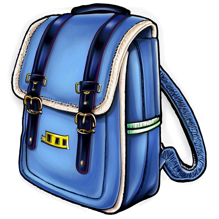 Cartoon Bookbag Png 06212024