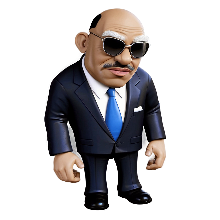 Cartoon Boss Figure Png 06242024